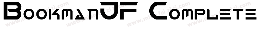 BookmanJF Complete字体转换